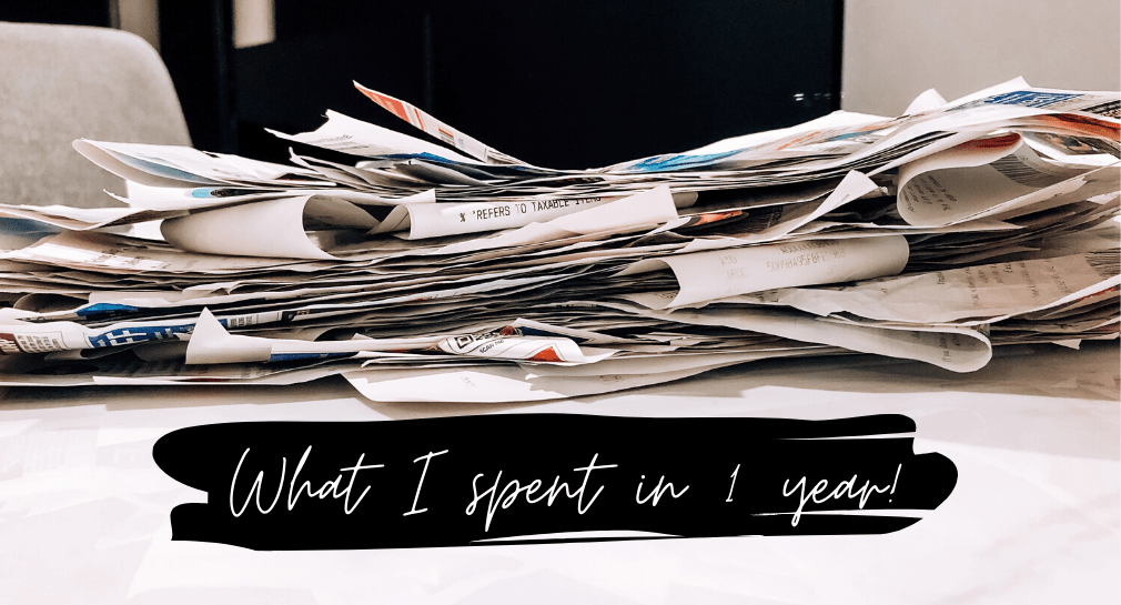 WHAT I SPENT IN 1 YEAR! 💸 